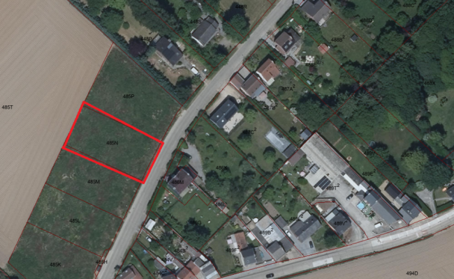 Cadastre mars 2026 pour le terrain à vendre à Huppaye